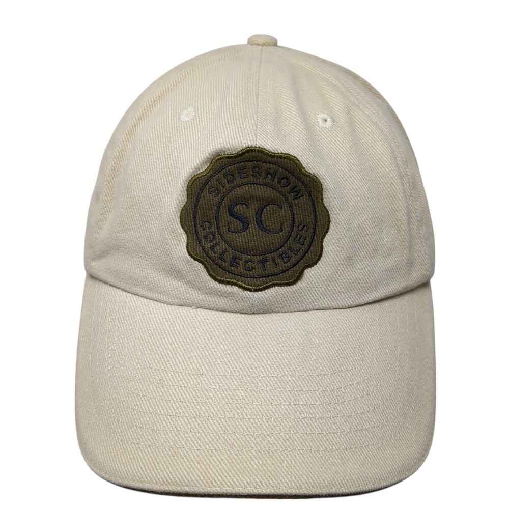SC Sideshow Collectibles Strapback Baseball Cap Beige One Size Adjustable Cotton